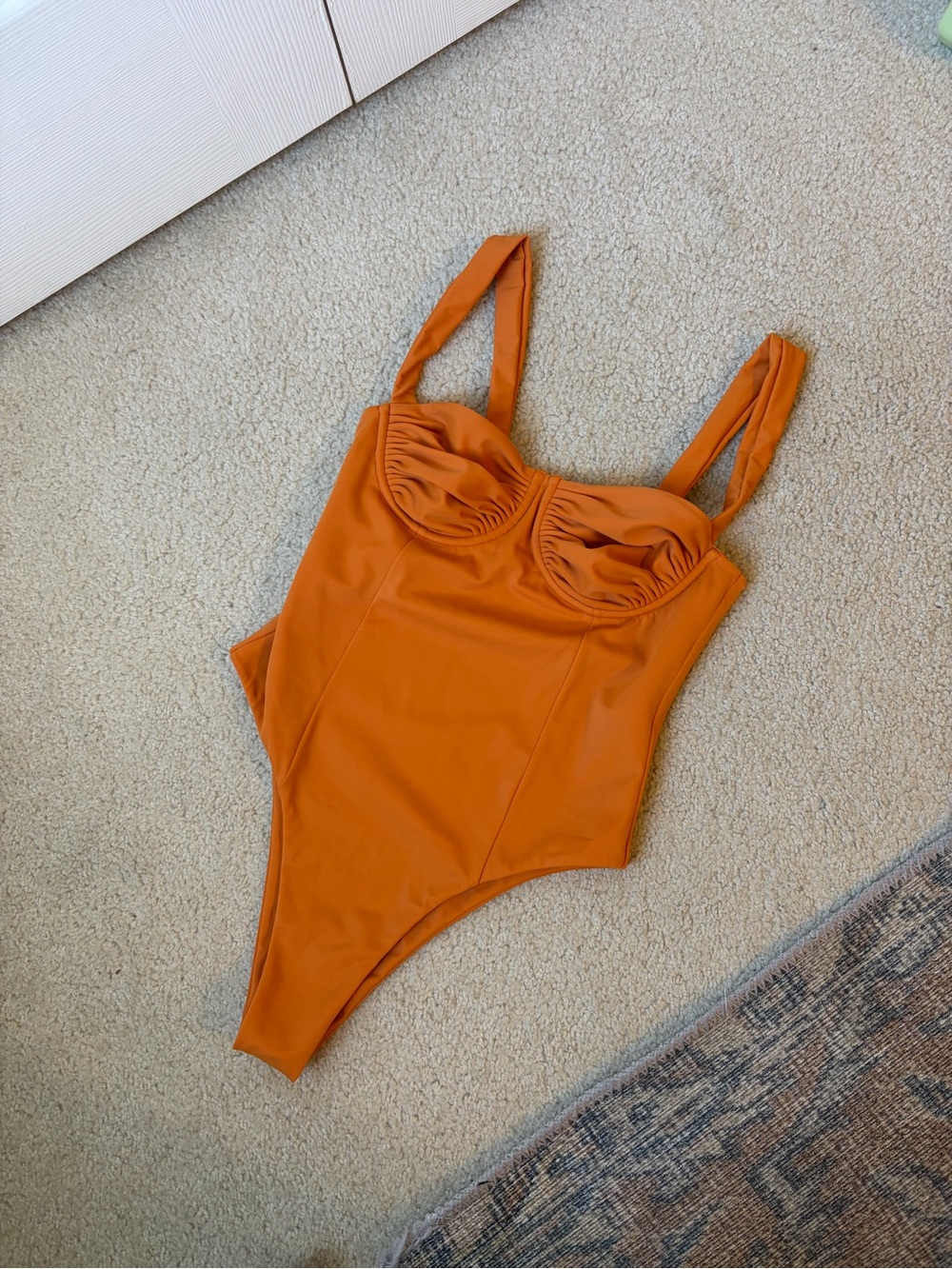 Free People One-Piece Swimsuit in Burnt Orange